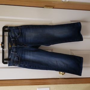 Lucky Brand Easy Rider Blue Jean Capri Crop
